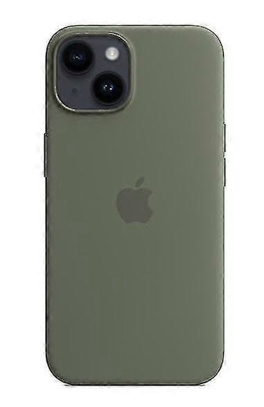 Silikon telefondeksel kompatibelt med iPhone 14 Olive
