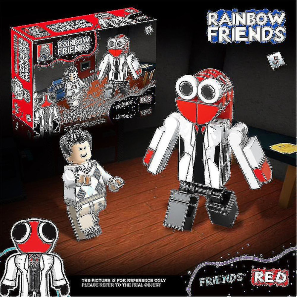 8st 2023 Roblox Rainbow Friends Dörrar Byggstenar Figurer Montera Modell Barn Julleksak - G