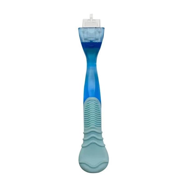 Women's Shaving Set - Handle and 4 Blades, Compatible with Gillette Venus Blå blue