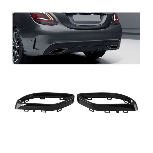 Bakre Avgasutblåsningsspets Skydd Trim Passar För C E Glc -klass W177 W247 W205 W213 X253 C257
