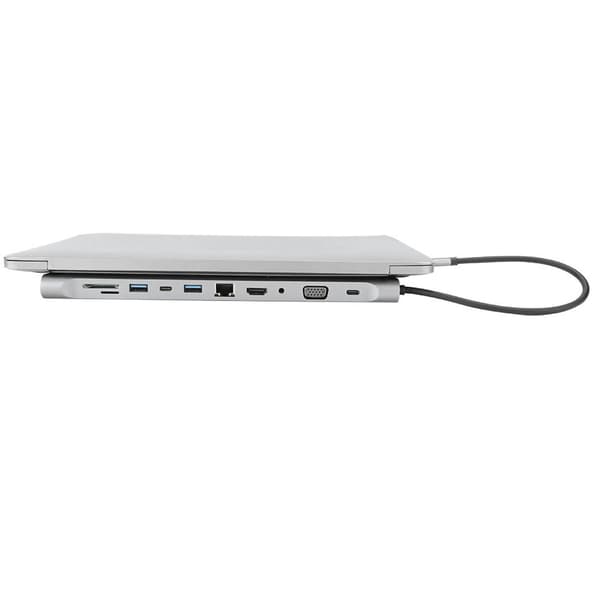 11-in-1 USB C Hub HDMI Card Reader Multifunction Adapter Dock