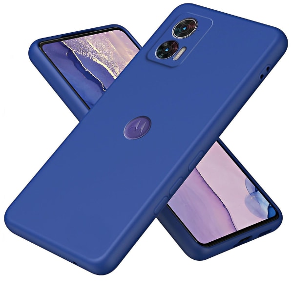 Til Motorola Edge 30 Neo 5g Tpu etui Blødt foring 2,2 mm stødsikkert telefoncover Blue