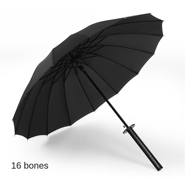 Samurai Umbrella Glass Fiber Creativity Sun Warrior Anti-UV-sateenvarjot (suurille ulkosateenvarjoille A04