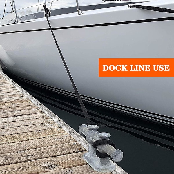 Boat Dock Line Rope Double Braid Nylon Köysi