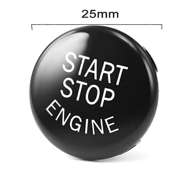 Start/stop-knap sort til BMW E90 E91 E92 E93 E83 E84 E87 E89 E70 E71 E60