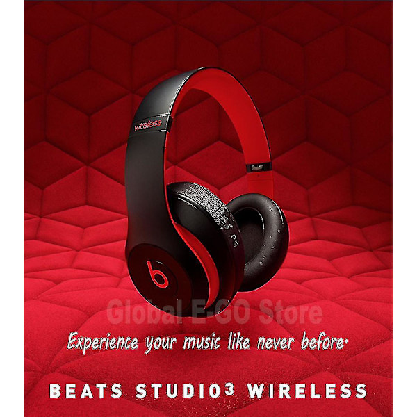 Studio3 Langattomat Bluetooth-kuulokkeet Studio 3 Melunvaimennuskuulokkeet red