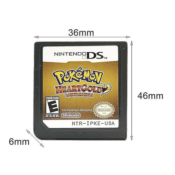 Home Game Cards Soul Silver Heart Gold Portabel Klassisk För 3ds Dsi Ds Lite Nds Diamond