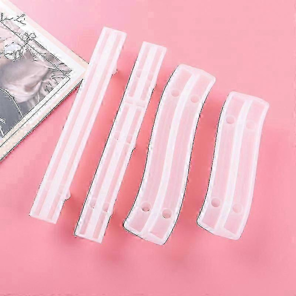 Handle Molds for Resin Casting, Silicone Tray Handle Molds (4 Pcs)