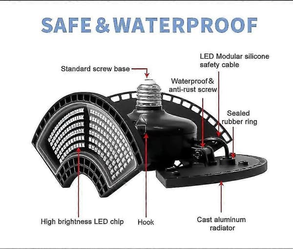 400w LED, Full Spectrum Deformable Grow Light For Plants