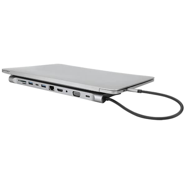 11 i 1 USB C Hub HDMI Kortleser Multifunksjonsadapter Dockingstasjon
