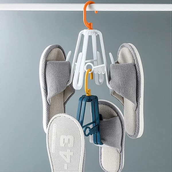 5-pack Shoe Hanger Drying Rack Shoe Hooks for Dehumidification Hanging Shoe Holder Rotating Hook