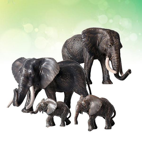 1 set elefantfigurmodell