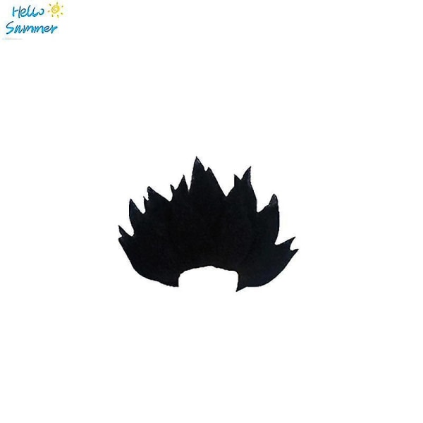 Julekostume til Børn og Voksne - Son Goku Cosplay Kostume Anime Superhelte Jumpsuit Sort Hår Kostume Klæd Ud -mxbc Wig black 150 height140*150cm *Goku