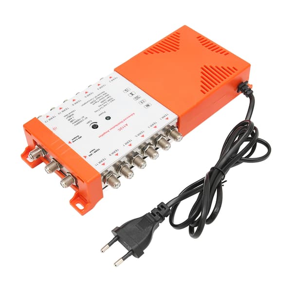 12-channel cascadeable distribution amplifier A112C LTE filter 12-way splitter EU plug 230V