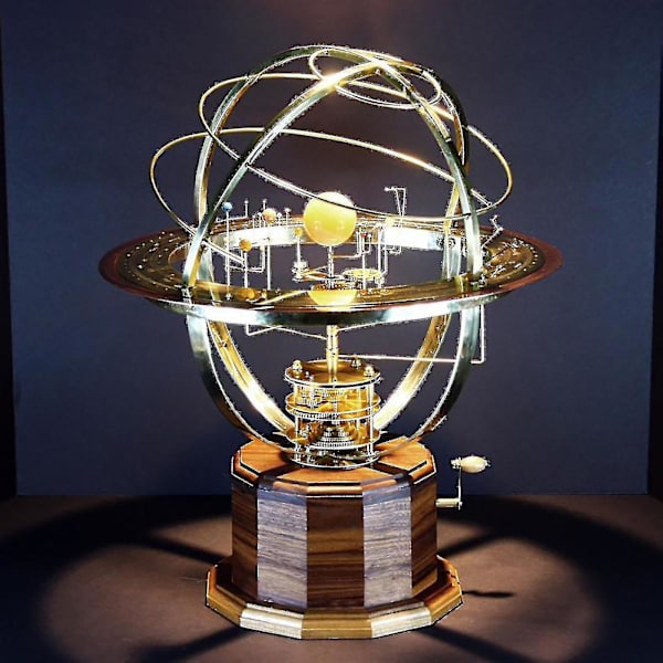 Breey Retro Grand Orrery Model af Solsystemet Hjem Stue Soveværelse Dekoration Husopvarmning Fest, Fødselsdagsgave, Gaver Zj