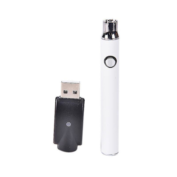 Förvärmningsbatteri 350 mAh Batteri 510 Variabel USB-laddare 4,0 V / 3,2 V White