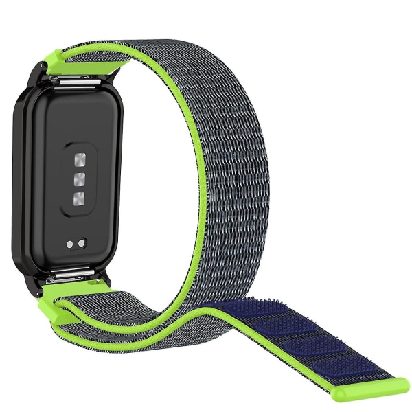 För Redmi Band 2 Andas watch Flexibelt Nylon Smart Watch Band för kvinnor/män Bright Green