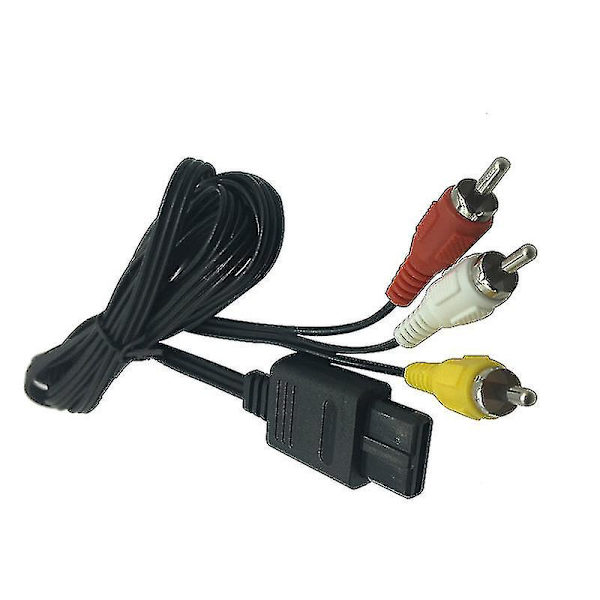 AV-kabel for Super Nintendo SNES N64 GameCube TV SFC Chinch