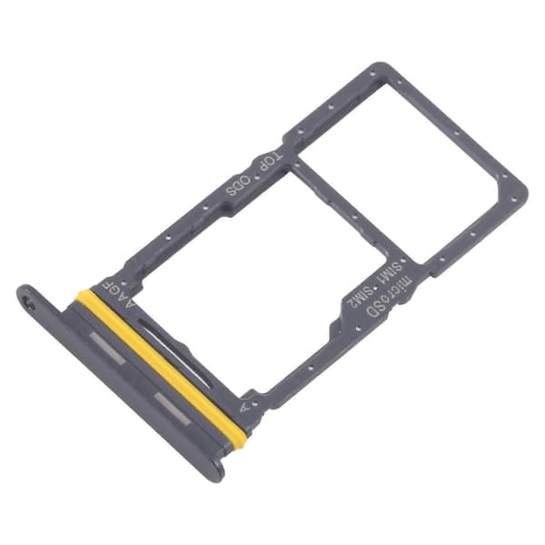 For Samsung Galaxy A17 5G SM-A176B KOMPATIBEL SIM + SIM / Micro SD-kortskuff Black