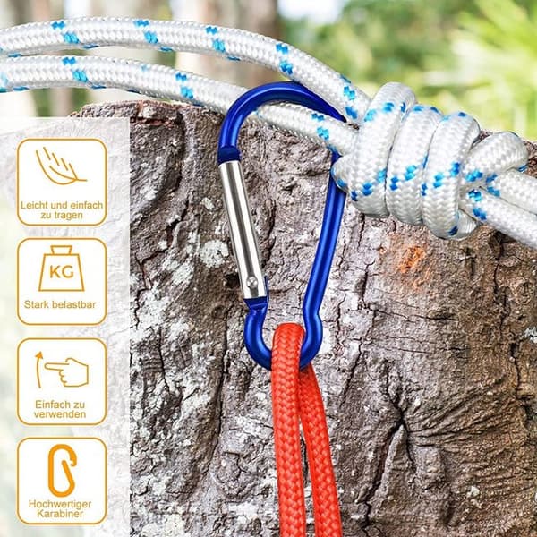 Paracordsett, Paracord 550 Nylonrep Paracordrep Multifunksjon (f2)