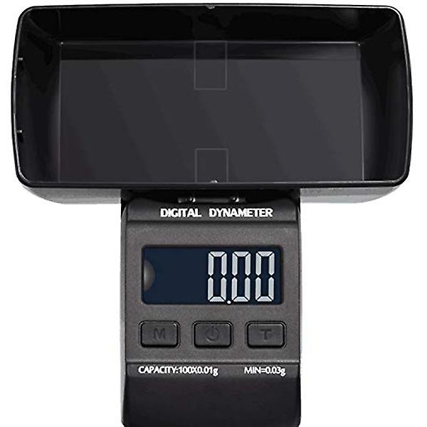 Professionel høj præcis digital pladespiller Force Scale Gauge Arm Load Meter LCD-baggrundslys 100g/0.0