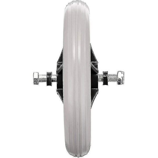 2 stk. 6 tommer Gummi Hjul Udskiftning Rullestol Forhjul Rollator Walker Anti-slip Udskiftning Ruller Grå