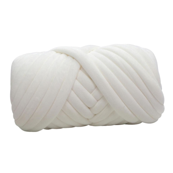 Tjock Garn Stickning För Arm Stickning Mjukt Garn 250g För DIY Matta Tillverkning White