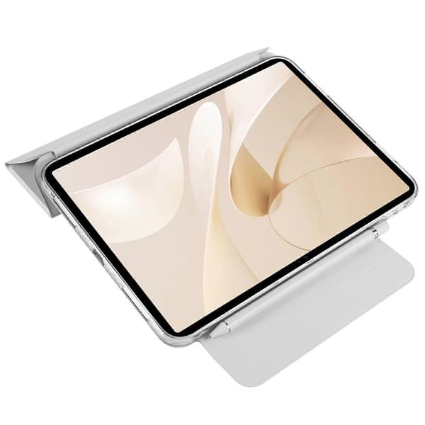 For Huawei MatePad 12 X Deksel Sammenleggbart Stativ Magnetisk Lær Tablet Cover Grey