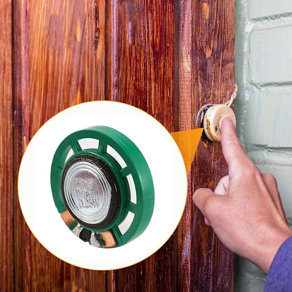 2 st 1/4W 0,25W 8ohm 27mm Runda Externa Magnet Högtalare, Ljudförstärkare, Högtalartillbehör
