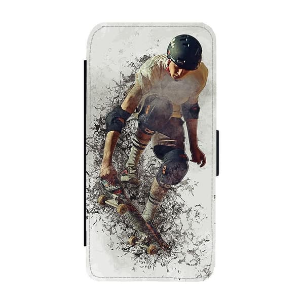 Skateboarding iPhone 15 Plus Flip Mobilcover