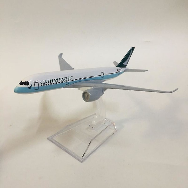 16 cm Lentokone Malli Lentokone Malli Cathay Pacific A350 Lentokone Malli Leikkikalut 1:400 Valettu Metalli Airbus A350 Lentokone Leikkikalut