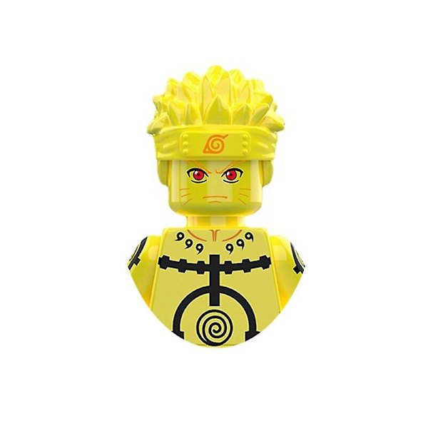 Naruto Sasuke Kakashi Akatsuki Klodser Byggeklodser Anime Tegneserie Mini Actionfigurer Hoveder Samlingslegetøj Børnefødselsdagsgaver K2043