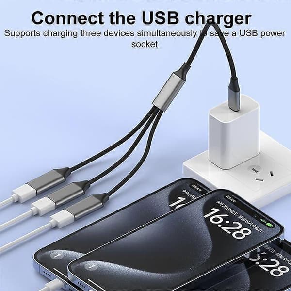 OTG-utvider splitter USB-A til USB-A