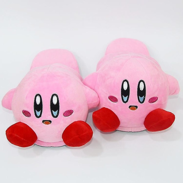 Kirby Super Star Vinter-Tøfler Sjove Unisex Voksne Indendørs Fyldte Plys Sko EU35-42