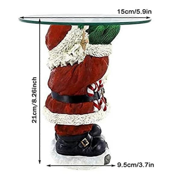 Jul tomte snackbricka roliga julfestdekorationer