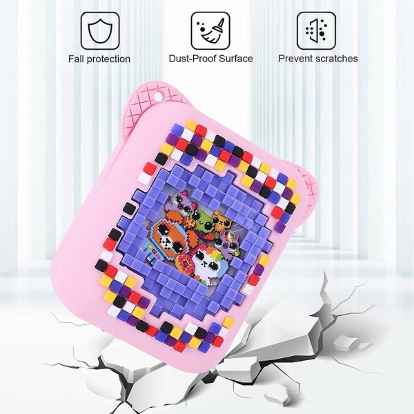 Silikoninen cover Bitzee Digital Pet Interactive Virtual Lelulle, suojaava iholaukku Bitzee Case Electronic Pets -tarviketarvikkeille Pink