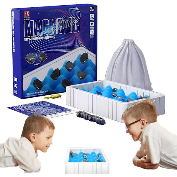 Magneettinen Shakkipelin, Magneettiset Kivien Peli, Magneettiset Kivien Peli, Magneettipeli, Hauska Pöytäpeli Lapsille Ja Aikuisten