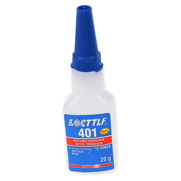 1 stk 20g Loctite 401 hurtigklebende flaske Sterkere superlim multifunksjonell 401 1Pc