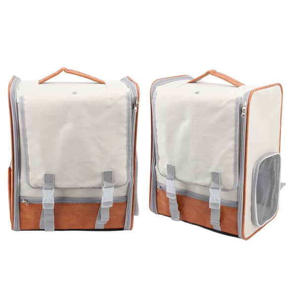 Cat Backpack, Large Capacity, Ventilation System, Adjustable Strap, Oxford Fabric, Pet Travel Carrier