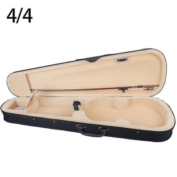 Case 4/4-kokoinen ammattimainen kolmion muotoinen viulu kova case Keltainen sisäviulun osat