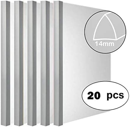 Transparent Report Covers with Solid 10mm Sliding Bar (Clear Presentation Folders for Resumes, for Letter/A4 Size)