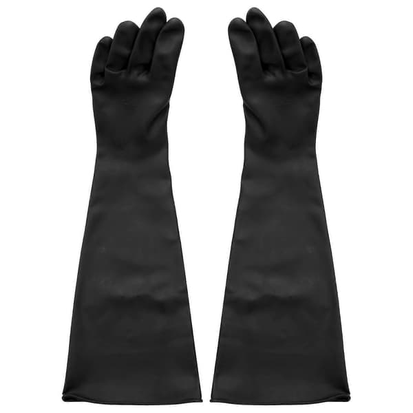 Sandblæsehandsker til sandblæsekabinehandsker 60x20cm black