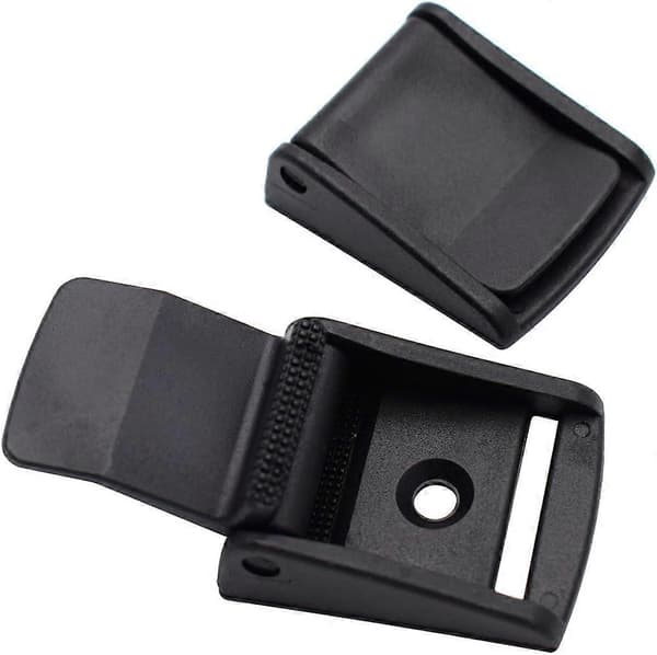10-pakning kamspenne 25 mm webbing spenne Toggle Clip Plast Justerbare spenner for Molle Tactical Backpack