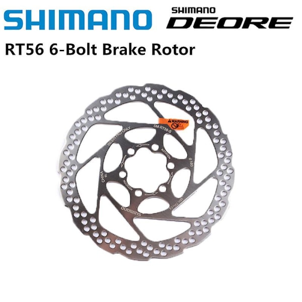 Shimano Deore Rt56 Rt26 160mm 180mm 6 Bolt Bremseskive Mountain Bike Cykel Rotor Sm-rt56 M6000 Mtb Cykel Bremseskive 160mm 180mm RT26 160mm