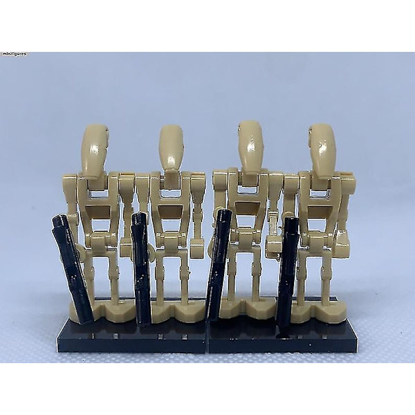 Battle Droid Minifigurer Star Wars Super Battle Droids Kommandanter Piloter 10Clone Trooper 12Droid