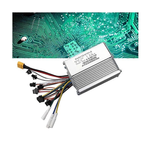 For JP 60V 25A Kontroller Børsteløs Motor+36-60V Dashbordmåler Kit for JP Elektrisk Silver