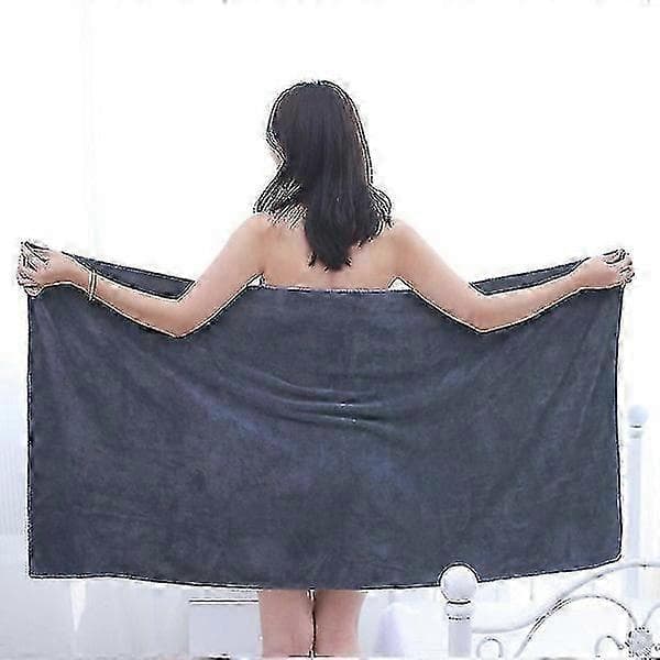Badehåndklæde Stor Xxl Størrelse 100 X 200 Cm Badehåndklæde Saunahåndklæde grå