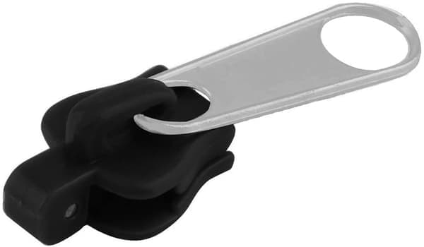 INF Lynlås løber lynlås 6-pak/3 størrelser Sort