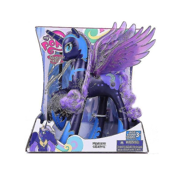 Ny 22cm My Little Pony Friendship Is Magic Prinsessa Celestia Cadance Luna Actionfigur Docka Julgåva Leksak För Barn Gåvor-n-yvan Princess Cadance 2