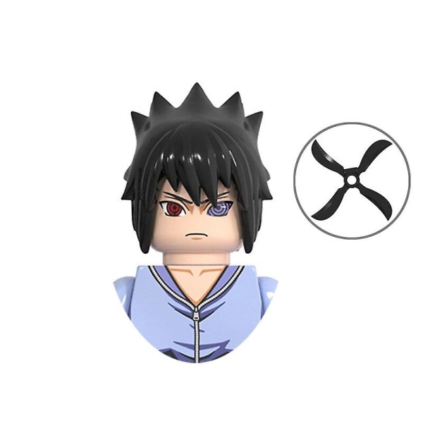Naruto Sasuke Kakashi Akatsuki Klodser Byggeklodser Anime Tegneserie Mini Actionfigurer Hoveder Samlingslegetøj Børnefødselsdagsgaver WM2116
